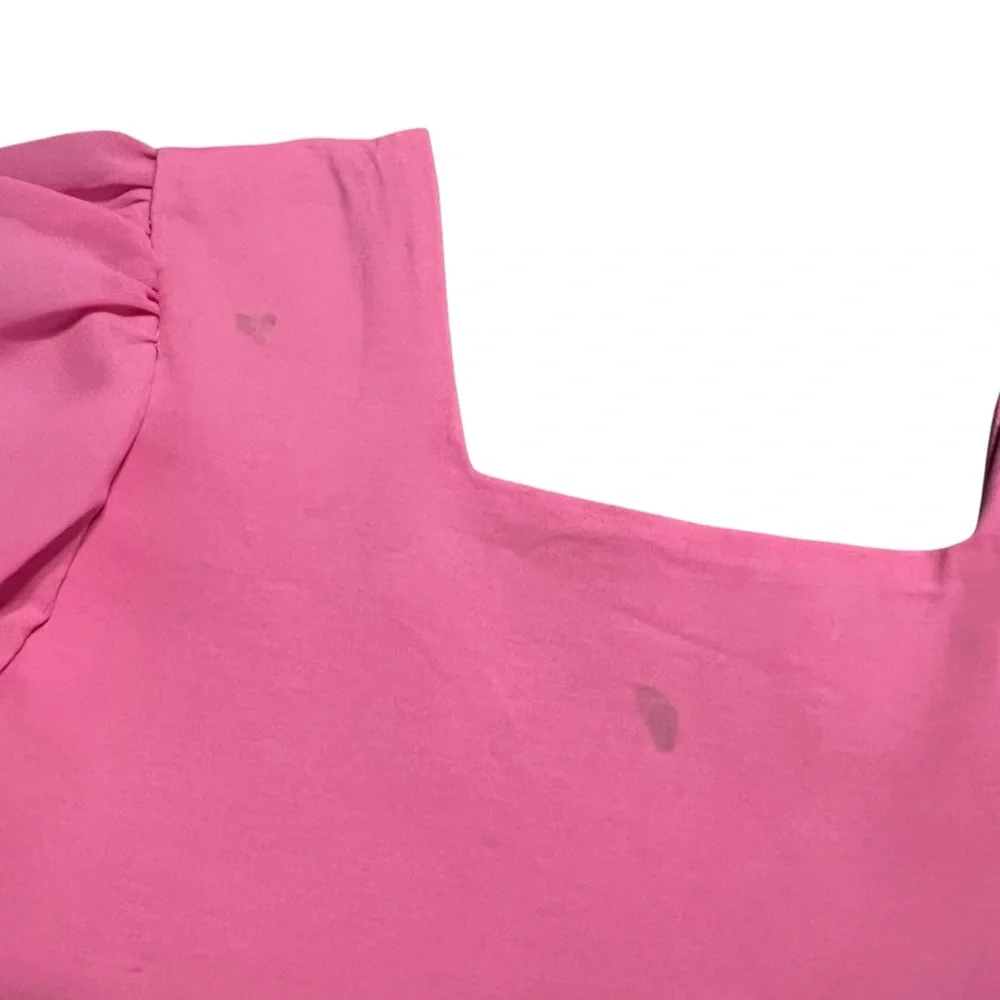 Holly & Bloom 10Y Pink Puff Sleeve Dress